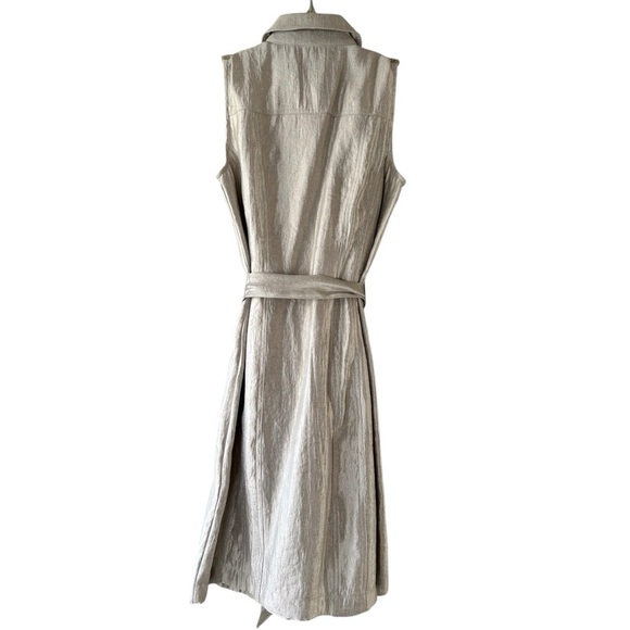 NWT WHBM Metallic Shirt Dress Sz 0 - Picture 6 of 15